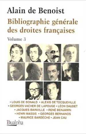 Bibliographie générale des droites françaises, Volume 3