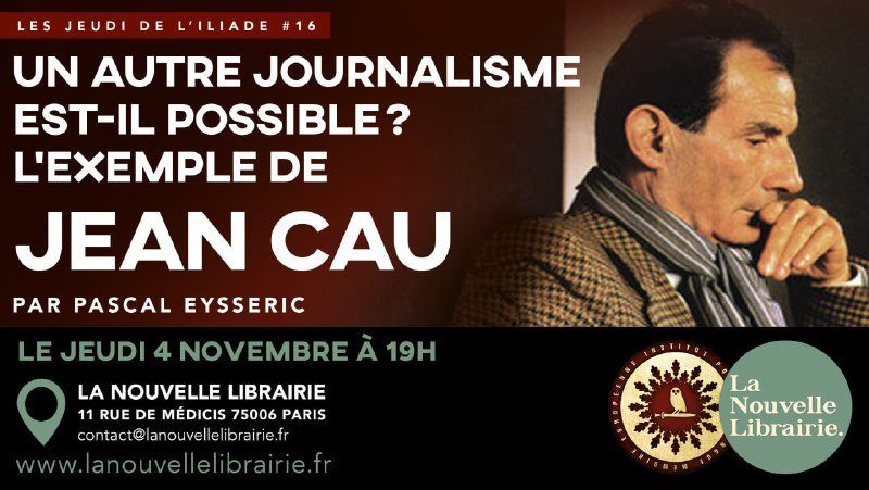 jeudi iliade Jean Cau