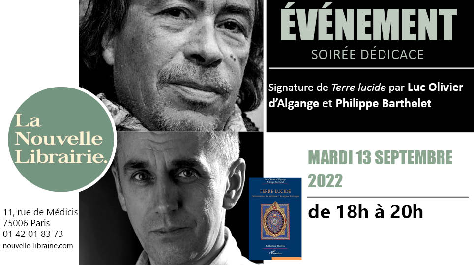 Dédicace de Luc Olivier d'Algange et Philippe Barthelet