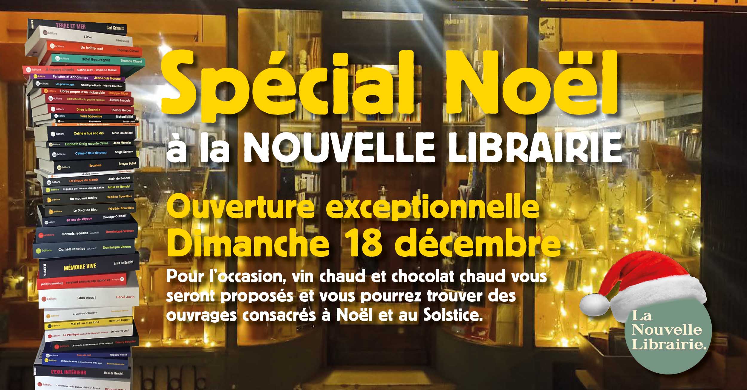Spécial Noël à la Nouvelle Librairie La Nouvelle Librairie